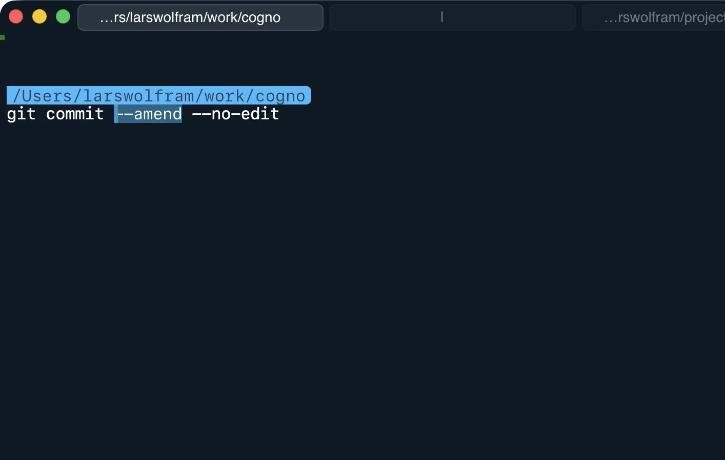 Cogno editor-like input with cursor movement and text selection